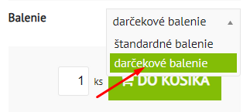 Darčekové balenie 2