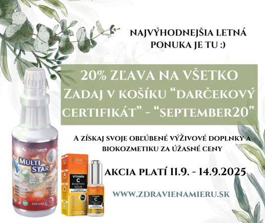 20% zľava - jeseň - starlife