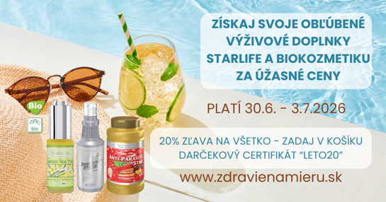 20% zľava starlife