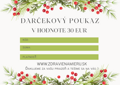 Darčeková poukážka 30 eur