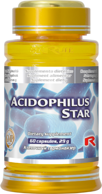 Výživový doplnok ACIDOPHILLUS STAR - probiotikum pre zdravý črevný systém 90 tbl