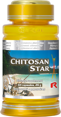 Výživový doplnok CHITOSAN pre zníženie hladiny cholesterolu a redukciu hmotnosti 60tbl