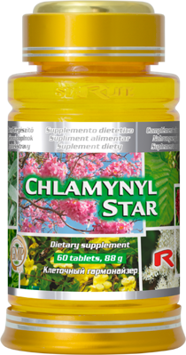 Výživový doplnok CHLAMYNYL STAR pre liečbu chlamýdií 60tbl