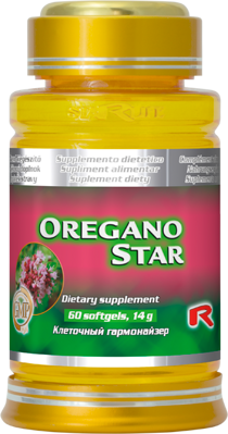 Doplnok výživy OREGANO STAR pre zdravé trávenie 60tbl