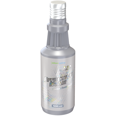 Ústna voda a dezinfekčný prostriedok EFFECTIVE STAR MEDIUM 500ml