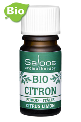 Bio éterický olej Citrón Saloos