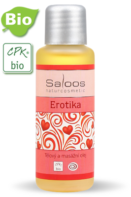 Bio masážny olej Erotika Saloos 50 ml