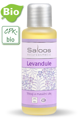 Bio masážny olej Levanduľa Saloos 50 ml