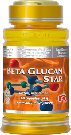 Výživový doplnok BETA GLUCAN STAR s obsahom betaglukánov