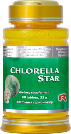 Výživový doplnok CHLORELLA STAR - zelená sladkovodná riasa 120 tbl
