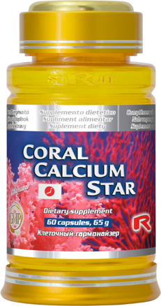 Výživový doplnok CORAL CALCIUM STAR pre silné kosti a zuby 60tbl