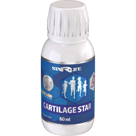 Výživový doplnok CARTILAGE STAR s obsahom kolagénu, MSM, chondroitínu a glucosamínu! - 60 ml