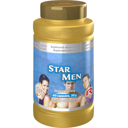 Výživový doplnok STAR MEN s kotvičníkom zemným 