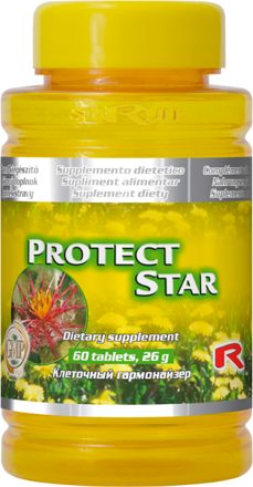 Výživový doplnok PROTECT STAR pre správnu funkciu pečene 