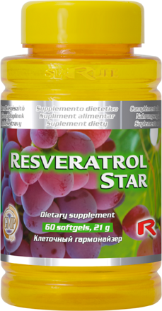 Výživový doplnok RESVERATROL STAR Starlife