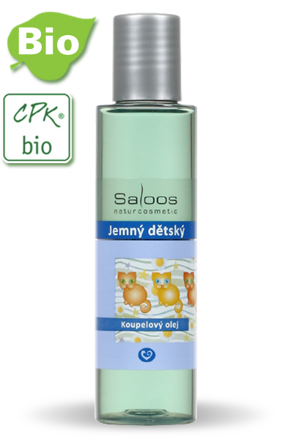 Jemný detský kúpeľový olej Saloos 125  ml