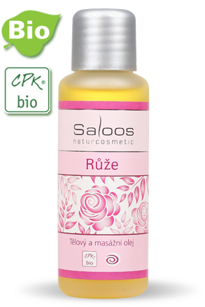 Bio masážny olej Ruža Saloos 50 ml