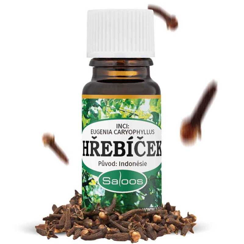 Éterický olej 100% Klinček Indonézia Saloos Éterický olej 100% Klinček Indonézia Saloos