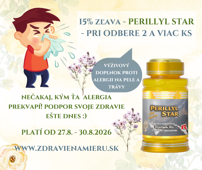 15% zľava výživový doplnok PERILLYL STAR 