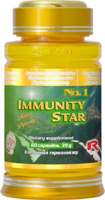 Výživový doplnok IMMUNITY STAR pre silný imunitný systém 60 tbl