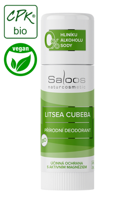 Bio deodorant Litsea Cubeba Saloos bez alkoholu