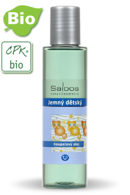 Jemný detský kúpeľový olej Saloos 125  ml