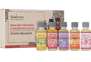 Darčekové balenie Bio masážnych olejov Kúzlo relaxácie