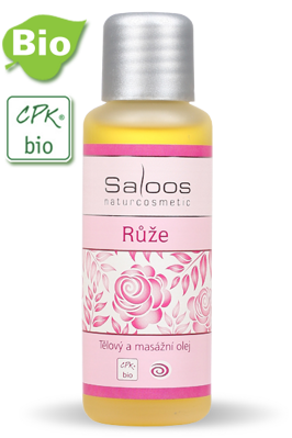 Bio masážny olej Ruža Saloos 50 ml