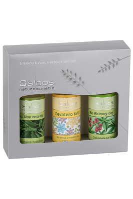 Darčekové balenie Saloos Ricín & Aloe Vera & Deväť kvetov