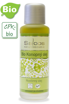 Bio konopný olej Saloos 50 ml
