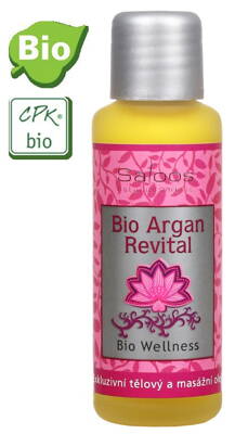 Bio masážny olej ARGAN REVITAL Saloos 50 ml