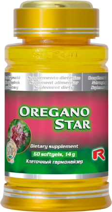 Doplnok výživy OREGANO STAR pre zdravé trávenie 60tbl