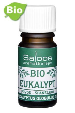 Bio éterický olej Eucalyptus Saloos