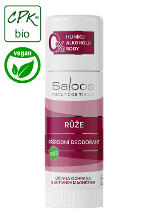Bio deodorant Ruža Saloos bez alkoholu