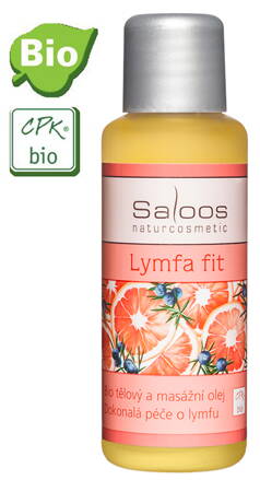 Bio masážny olej Lymfa fit Saloos 50 ml