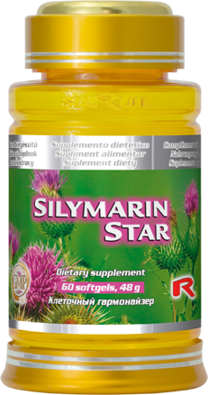 Výživový doplnok  SILYMARIN STAR pre zdravú pečeň a žlčník 60 tbl
