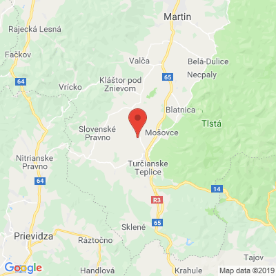 Google map: Malý Čepčín 152, 038 45